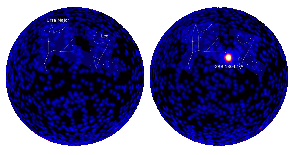 Energy map for GRB 130427A